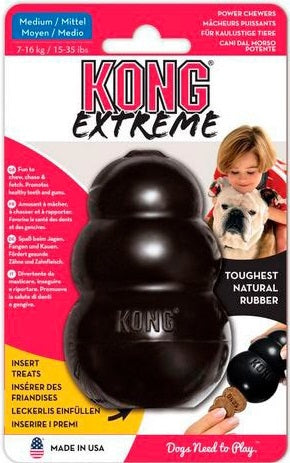 JUGUETE KONG PORTAPASABOCAS NEGRO MEDIUM