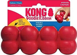 JUGUETE KONG RIBBON MEDIUM ROJO