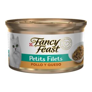 FANCY FEAST GATO Petits Filets Pollo y Queso 85 GR