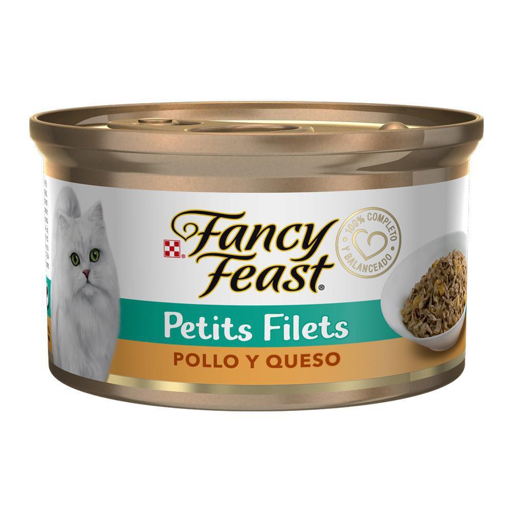 FANCY FEAST GATO Petits Filets Pollo y Queso 85 GR