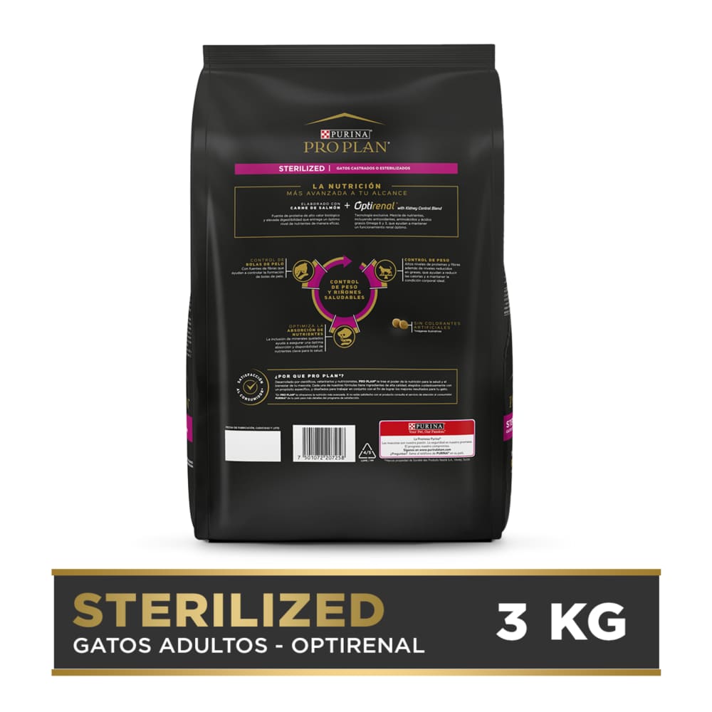Pro Plan Gato Esterilizado (Sterilized) – Fórmula Adultos - Imagen 2
