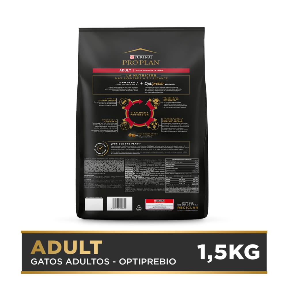 PRO PLAN Gato Adulto OptiPrebio® - Imagen 11