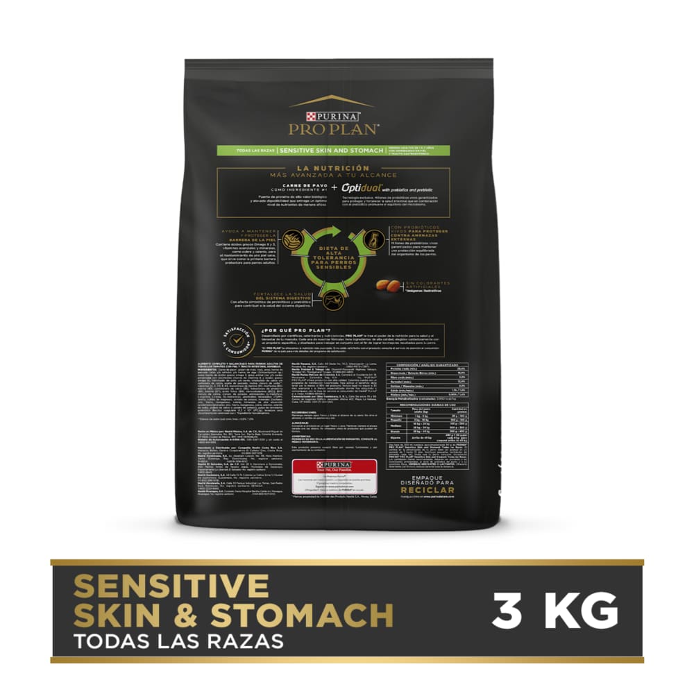 Pro Plan Perro Sensitive Skin & Stomach – Pavo y Probióticos - Imagen 2