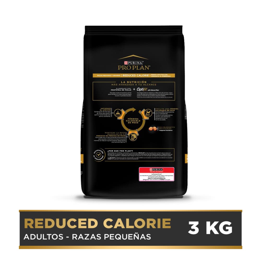 PRO PLAN Reduced Calorie Razas Pequeñas – 3kg - Imagen 2
