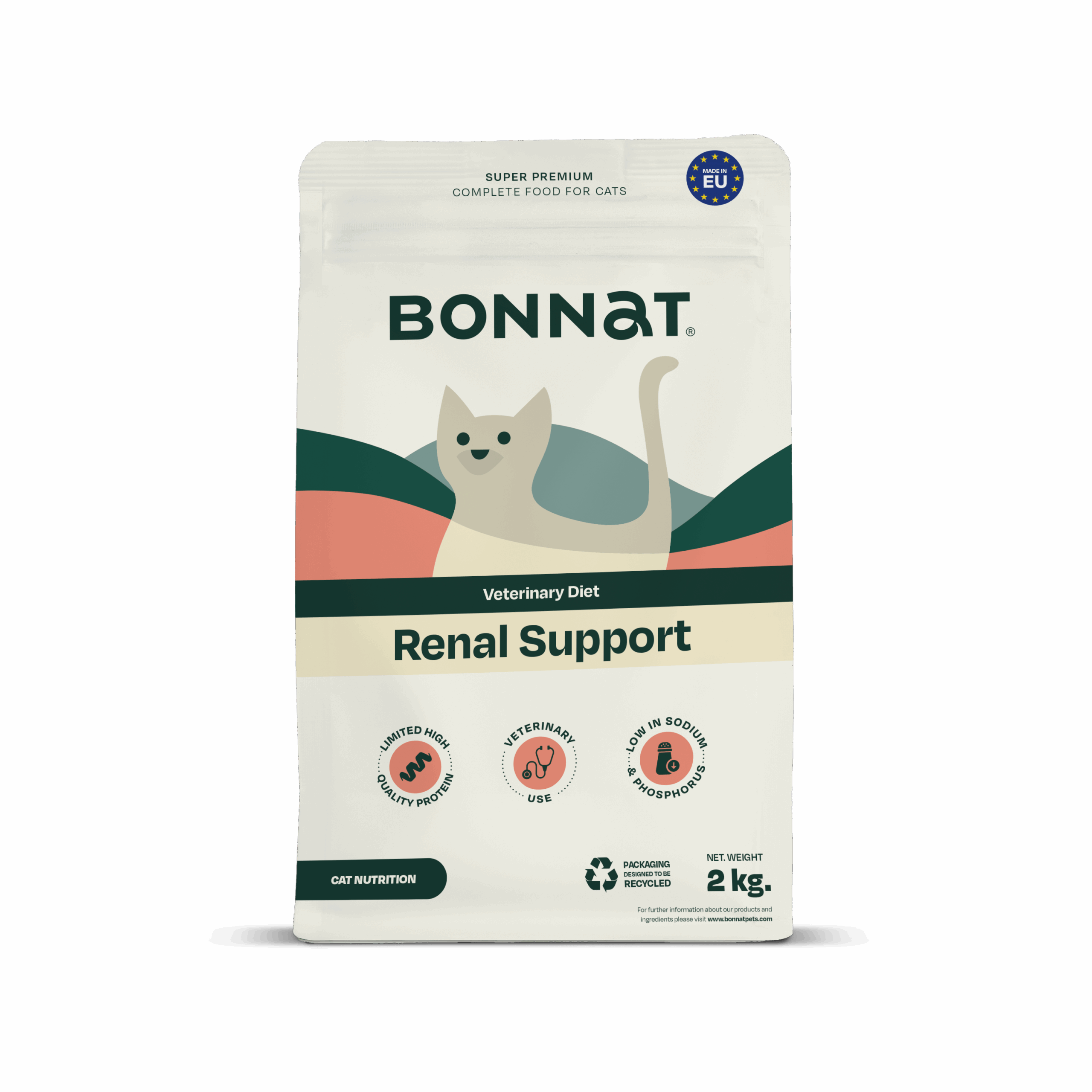 BONNAT VETERINARY GATO ADULTO RENAL 2 KG