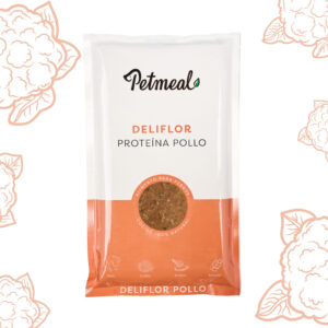 Petmeal Dieta Cocida Natural Perros – Deliflor Pollo (500 g)