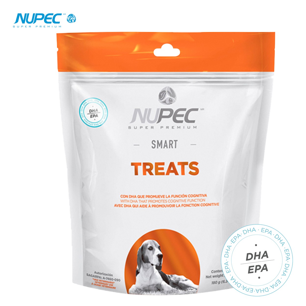 NUPEC Treats Smart 180 g Premios Funcionales para la Estimulación Cognitiva de Perros