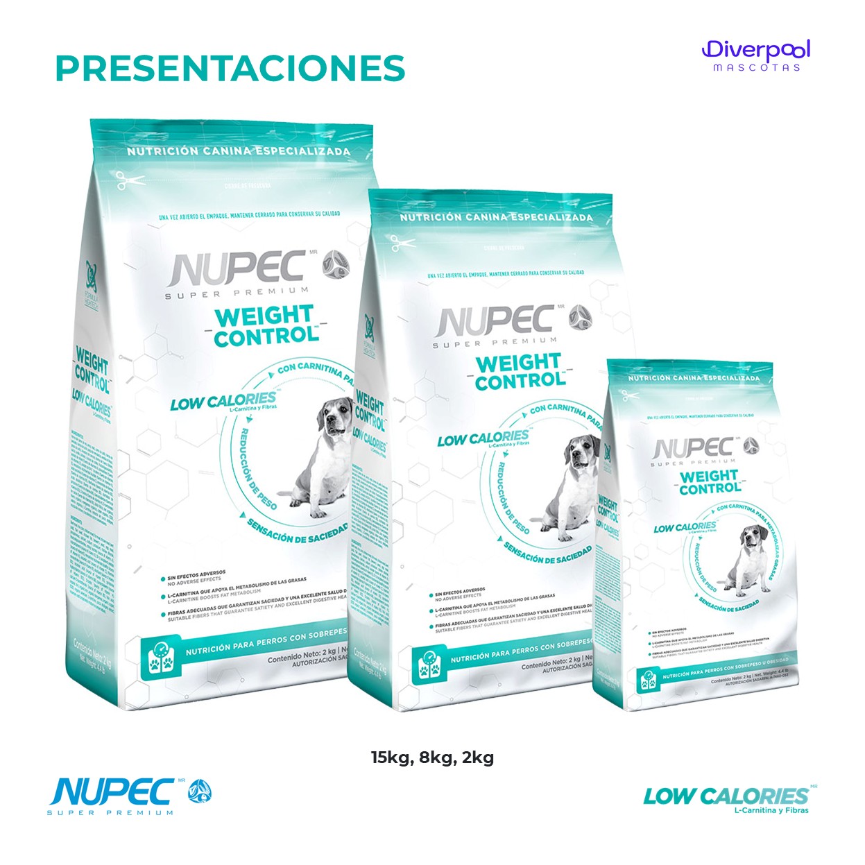 NUPEC Perro Weight Control (2 kg) – Nutrición Especializada - Imagen 3