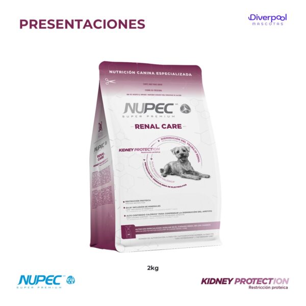NUPEC Perro Renal Care 2 kg Nutrición Especializada para el Apoyo Renal - Imagen 5