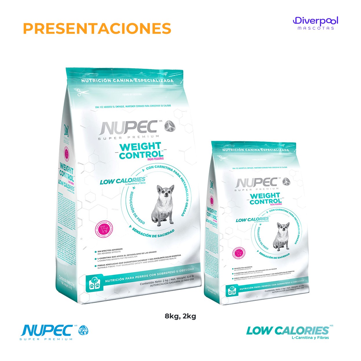 NUPEC Perro Weight Control Razas Pequeñas 2 kg Nutrición Especializada para Control de Peso - Imagen 6
