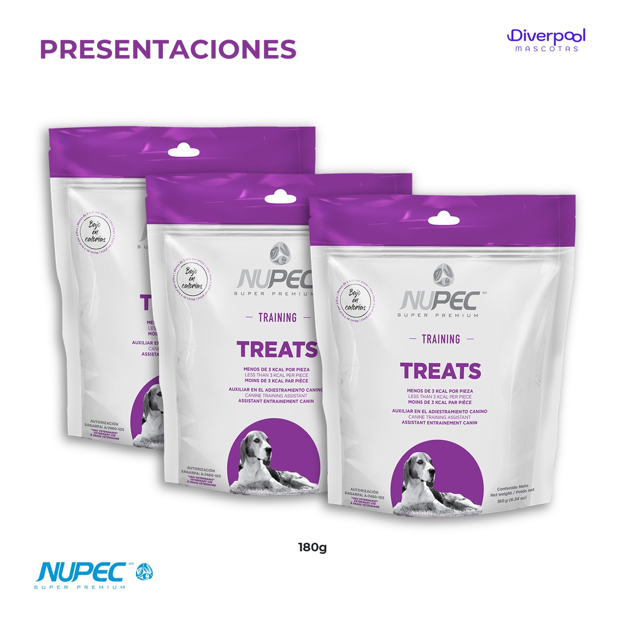 NUPEC Training 180 g | Premios Funcionales para Perros - Imagen 4