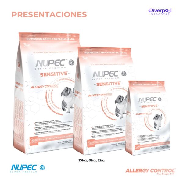 NUPEC Sensitive Razas Grandes (2 kg) Nutrición Especializada - Imagen 2