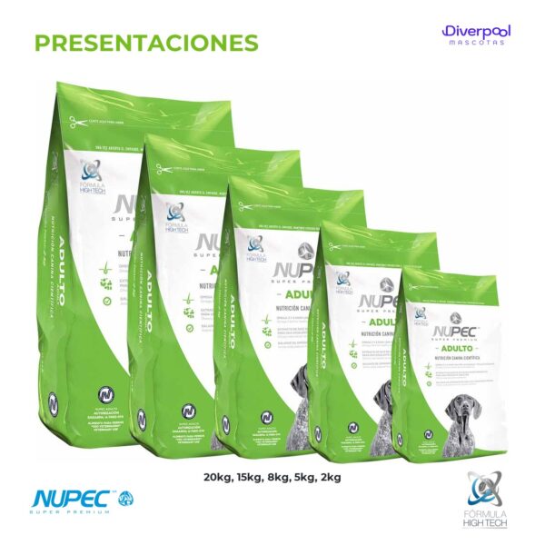 NUPEC Perro Adulto (2 kg) Nutrición Científica para Perros de Todas las Razas - Imagen 2