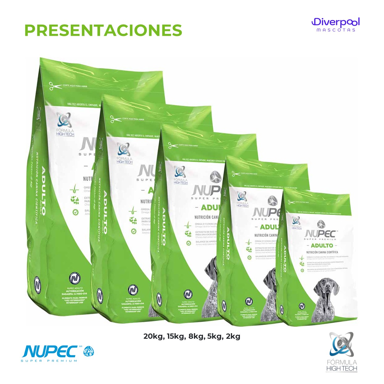 NUPEC Perro Adulto (2 kg) Nutrición Científica para Perros de Todas las Razas - Imagen 2
