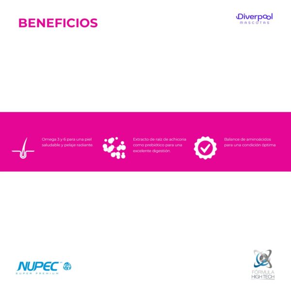 NUPEC Perro Adulto Razas Pequeñas 2 kg Nutrición Científica para Adultos Mini - Imagen 2
