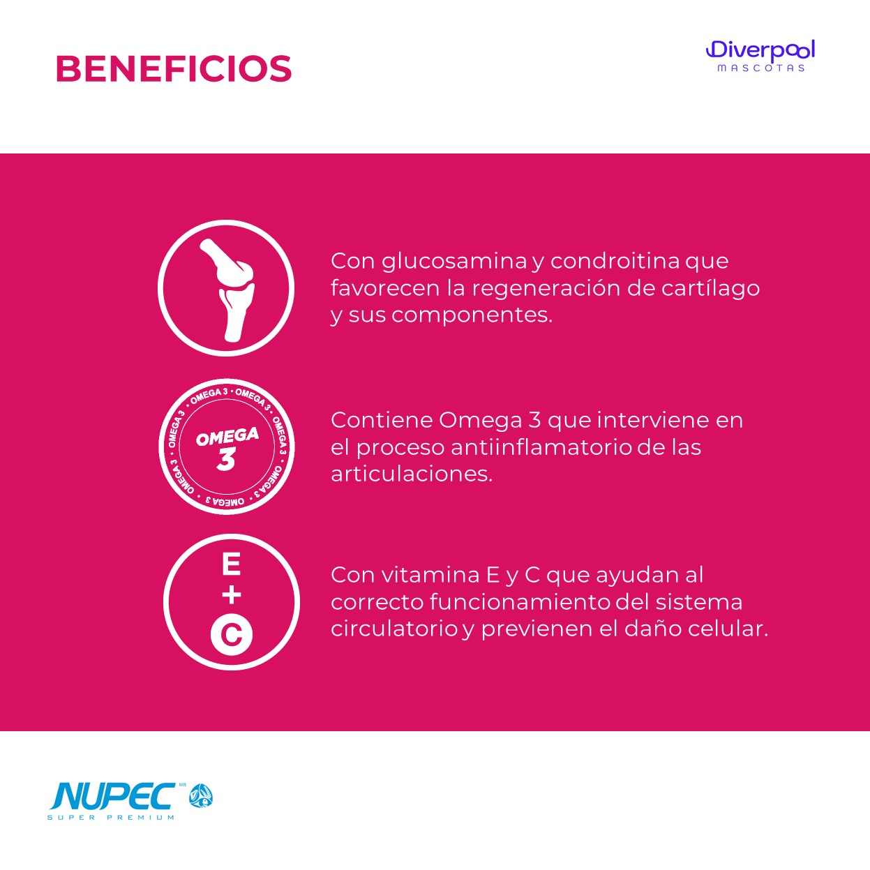 NUPEC Joint Care 180 g | Premios Funcionales para la Salud Articular de Perros - Imagen 3