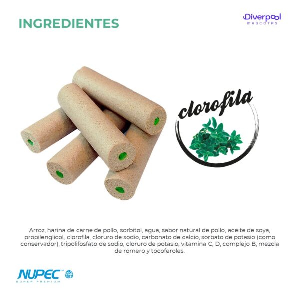 NUPEC Dental Care Treats 180 g Premios Funcionales para el Cuidado Oral de Perros - Imagen 2
