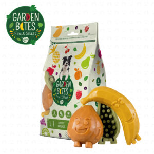 Garden Bites Fruity Friends – Snacks naturales para perros