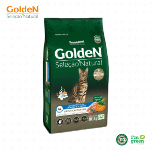 Golden Selección Natural Gatos Castrados con Sabor Pollo con Calabaza y Romero 10 kg