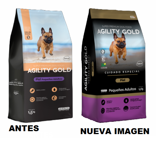 Agility Gold Perro Pequeños Adultos Piel