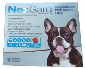 NEXGARD CHEWABLE 4,1-10 KGS X1 DOSIS