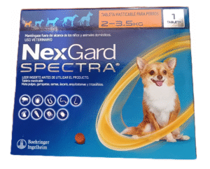 NEXGARD SPECTRA 2-3.5 KG X1 DOSIS XS