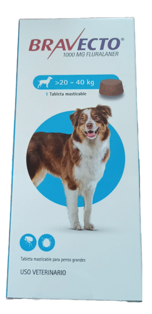 BRAVECTO 1TAB 20 KG-40 KG perro