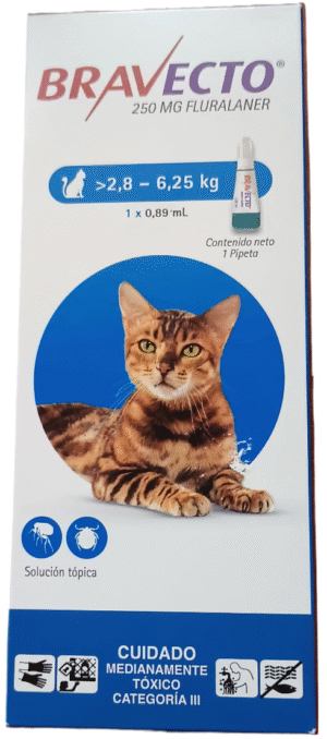 BRAVECTO GATO  2.8 - 6.25 KG