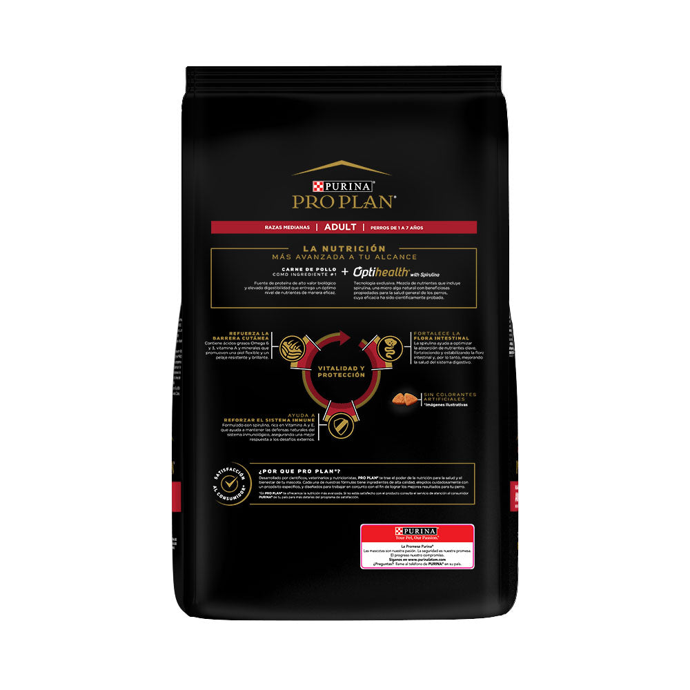 PRO PLAN PERRO Adulto Razas Medianas 3 KG, 7.5 KG Y 17.5 KG - Imagen 2