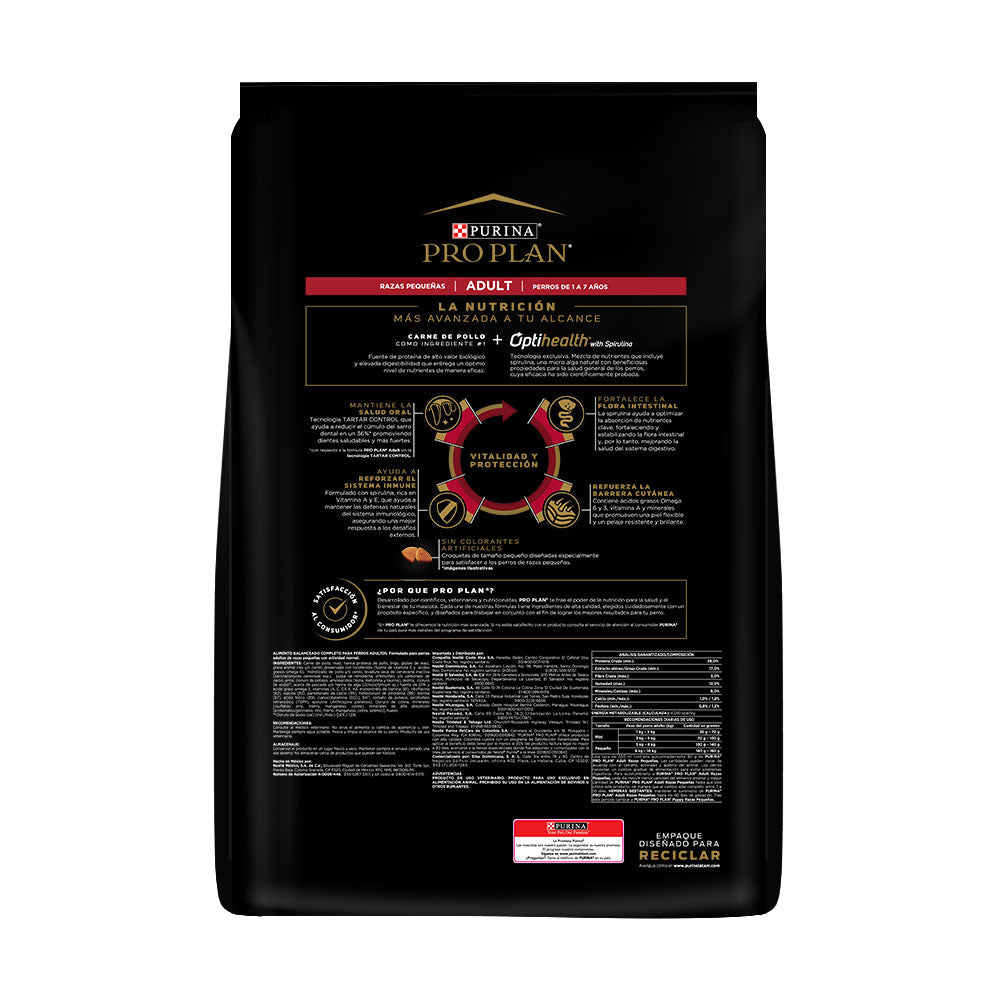 PRO PLAN PERRO Adulto Razas Pequeñas 1 KG, 3.5 KG Y 7.5 KG - Imagen 2