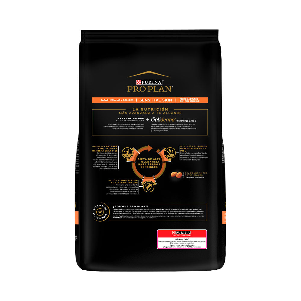 PRO PLAN PERRO Sensitive Skin Razas Medianas y Grandes Salmón 3 KG Y 13 KG - Imagen 2