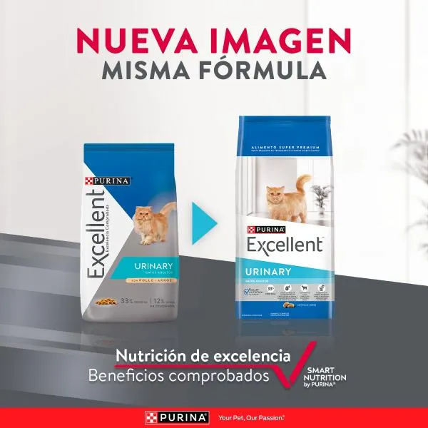 Purina Excellent Adultos Urinario Pollo y Arroz – Gatos Adultos - Imagen 10