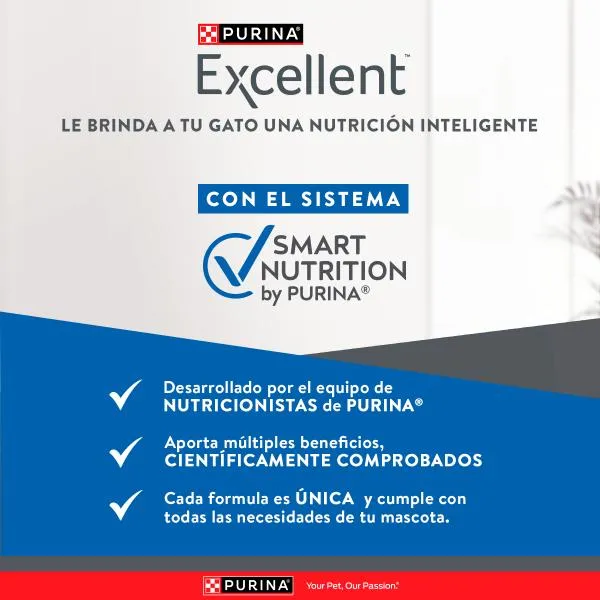 Purina Excellent Adultos Urinario Pollo y Arroz – Gatos Adultos - Imagen 9