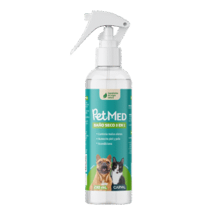 PetMED Baño en Seco 3 en 1 para perros y gatos | Limpieza sin agua – 230 ml