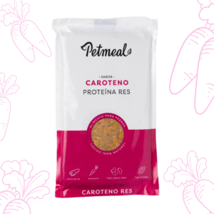 Petmeal – Dieta Cocida Natural de Res con Zanahoria, Caroteno y Fibra (500 g)
