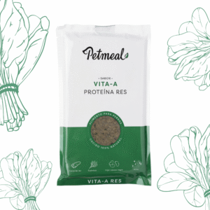 Petmeal – Dieta Cocida Natural Perro Vita A Res con Espinaca, Frijol y Arroz (500 g)