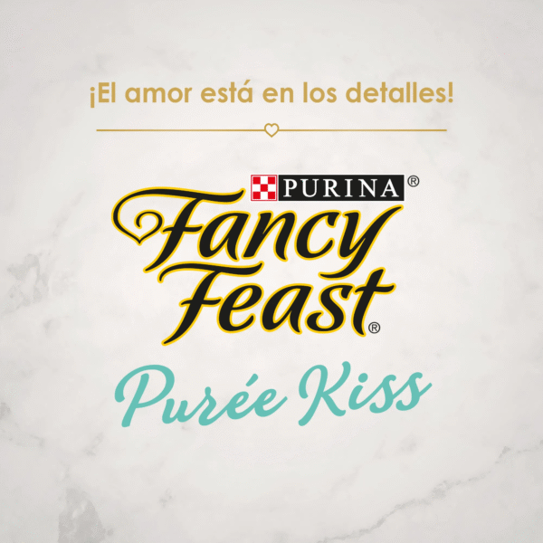 Snack Fancy Feast Purée Kiss Atún 40 g (4 sachets) - Imagen 7