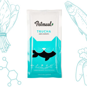 Petmeal Dieta Cocida Natural para Gatos – Trucha Vita T (200 g)