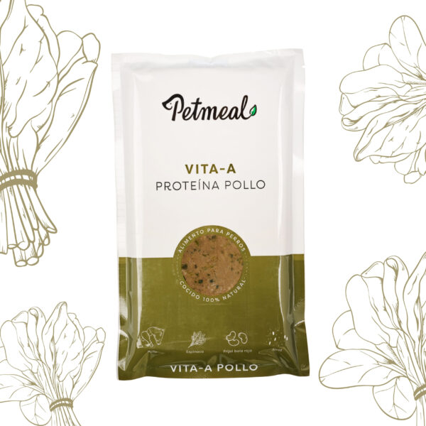 Petmeal Dieta Cocida Natural Perros – Vita A Pollo (500 g)