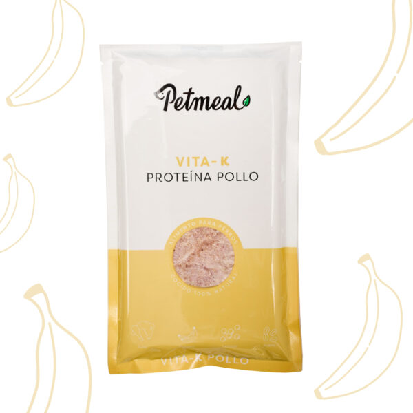 Petmeal Dieta Cocida Natural Perros – Vita K Pollo (500 g)