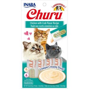 CHURU GATO POLLO Y CANGREJO 4 UNIDADES
