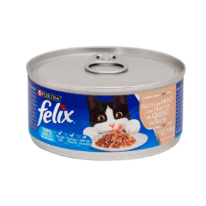 FELIX FILETES GATO PAVO CON TROCITOS DE QUESO EN SALSA 156 GR