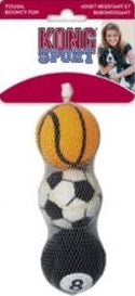 JUGUETE KONG PELOTA PERRO SPORTS BALLS MED X3