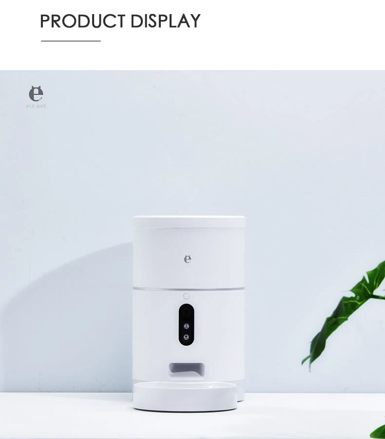 Alimentador Comedero Automático de Mascotas con Cámara y Control por APP - Imagen 3