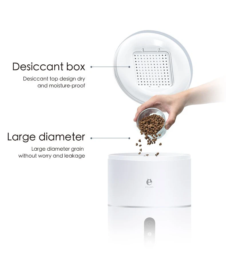 Alimentador Comedero Automático de Mascotas con Cámara y Control por APP - Imagen 8