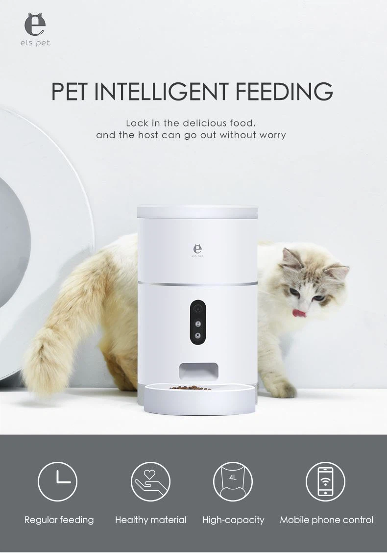 Alimentador Comedero Automático de Mascotas con Cámara y Control por APP - Imagen 10