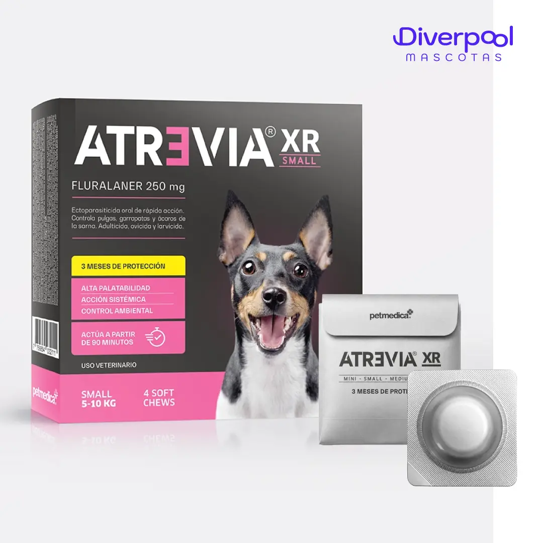Atrevia XR Small – Antiparasitario Trimestral para Perros de 4.5 a 10 kg